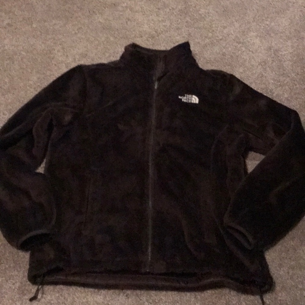 North face fuzzy jacket